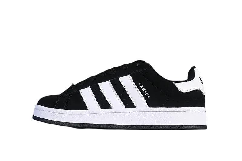 Campus Retro Sneakers - Black & White - NocturiaShop