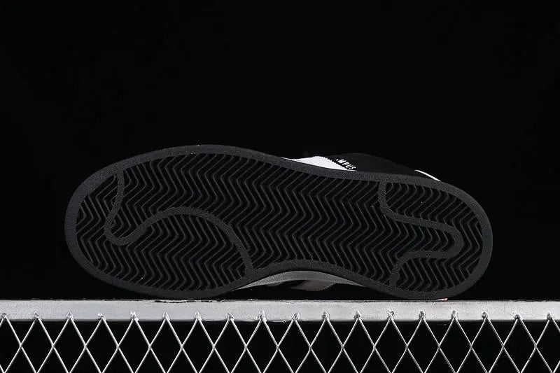 Campus Retro Sneakers - Black & White - NocturiaShop