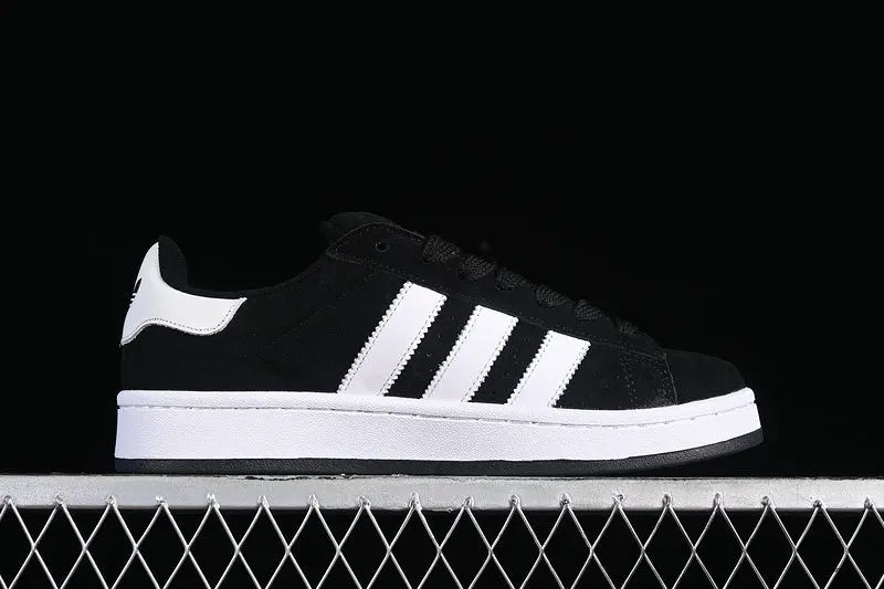Campus Retro Sneakers - Black & White - NocturiaShop