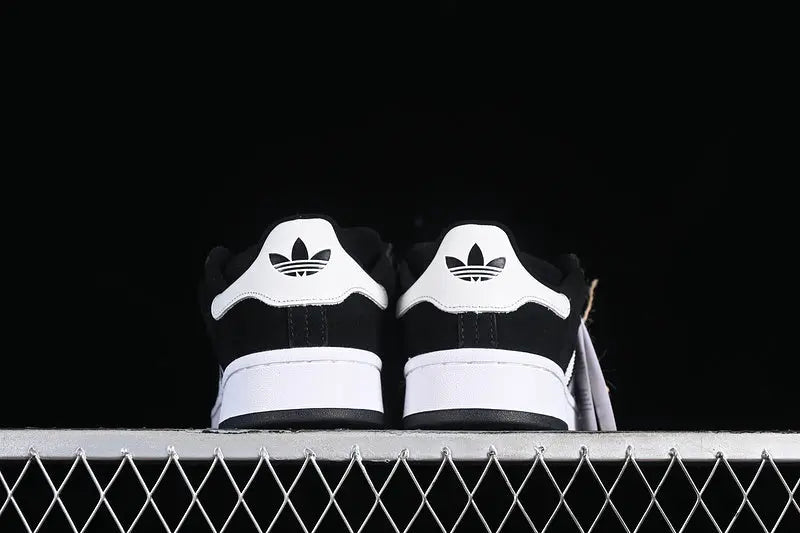 Campus Retro Sneakers - Black & White - NocturiaShop
