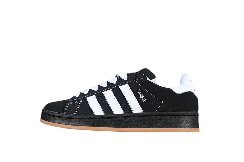 Campus Retro Sneakers - Black & White - NocturiaShop