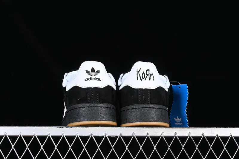 Campus Retro Sneakers - Black & White - NocturiaShop