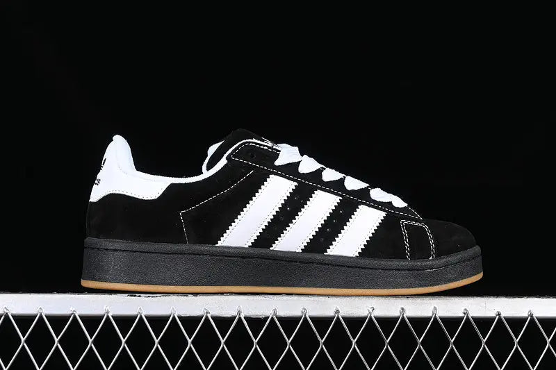 Campus Retro Sneakers - Black & White - NocturiaShop