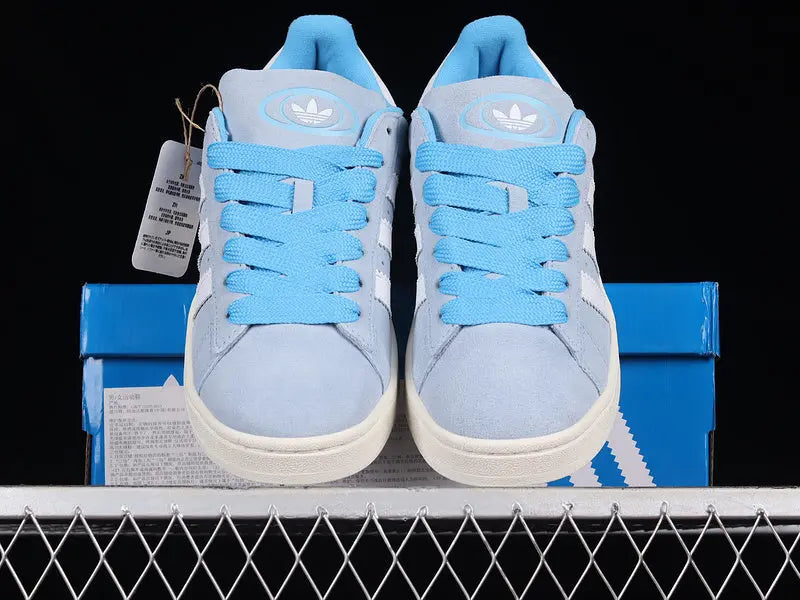 Campus Retro Sneakers - Blue & Cloud White - NocturiaShop