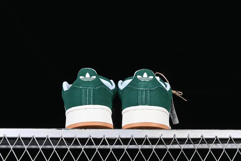 Campus Retro Sneakers - Green & White & Brown - NocturiaShop