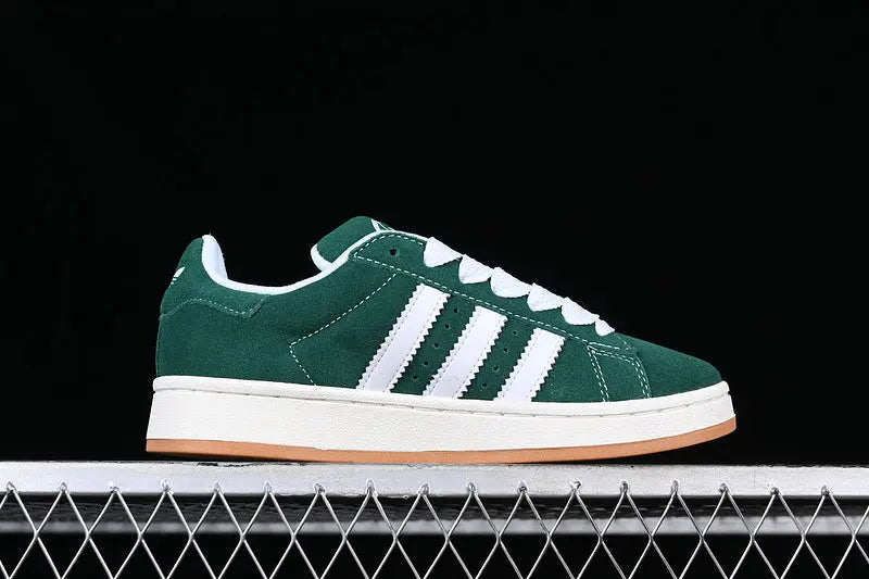 Campus Retro Sneakers - Green & White & Brown - NocturiaShop