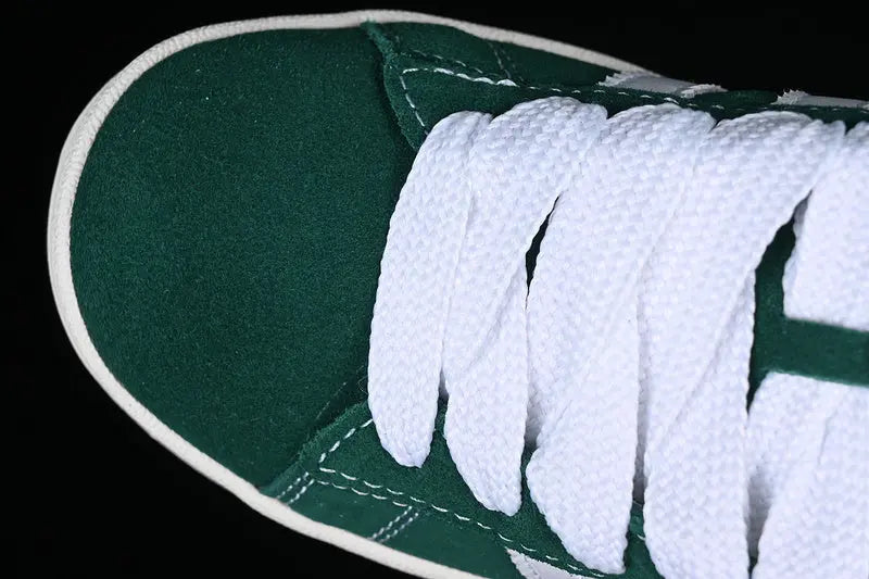 Campus Retro Sneakers - Green & White & Brown - NocturiaShop