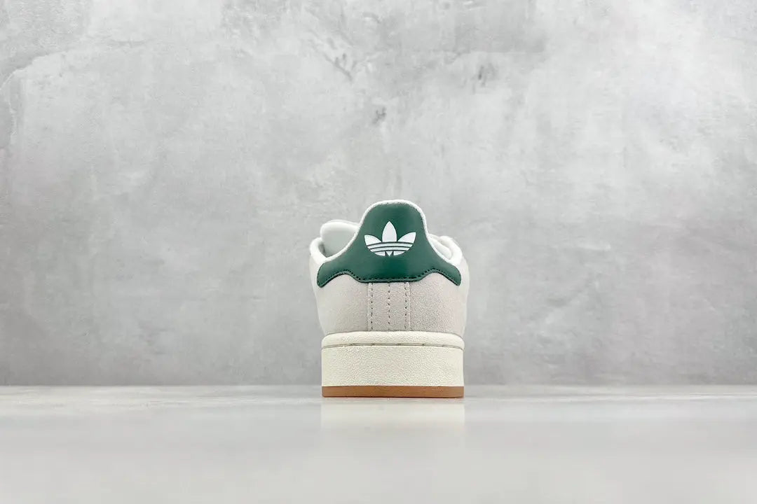 Campus Retro Sneakers - Grey & Green - NocturiaShop