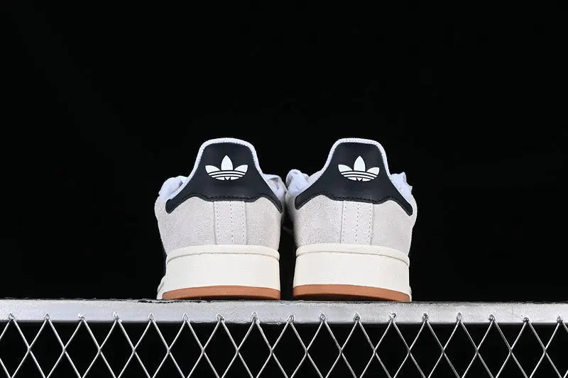 Campus Retro Sneakers - Grey & White & Black - NocturiaShop