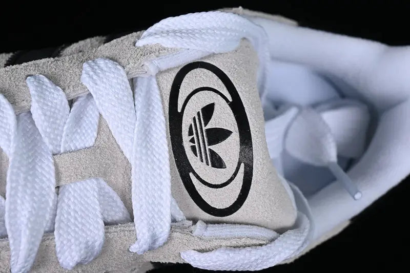 Campus Retro Sneakers - Grey & White & Black - NocturiaShop