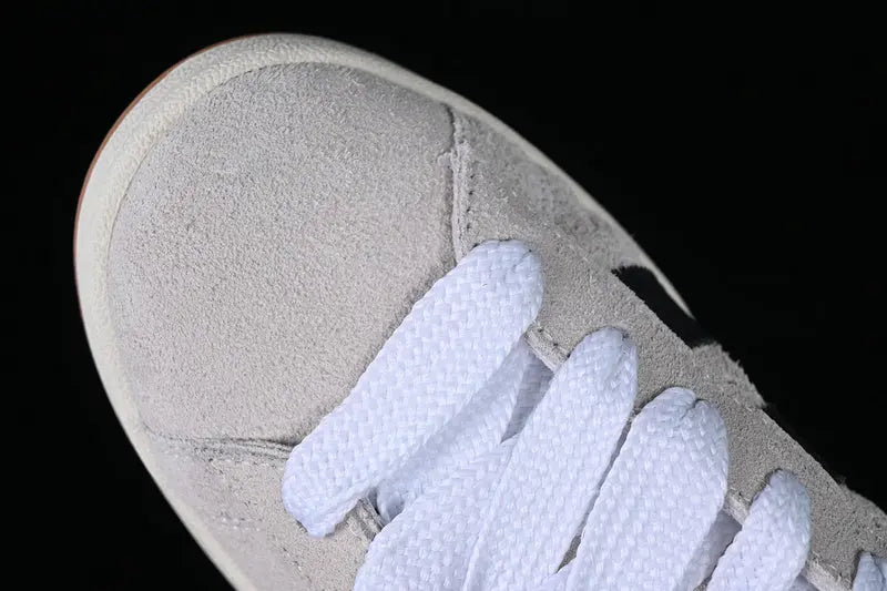Campus Retro Sneakers - Grey & White & Black - NocturiaShop