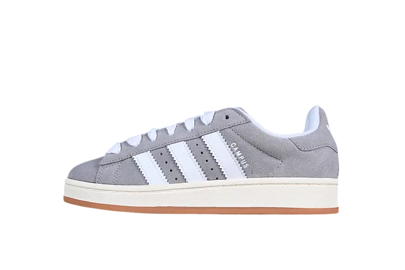 Campus Retro Sneakers - Grey & White & Brown - NocturiaShop