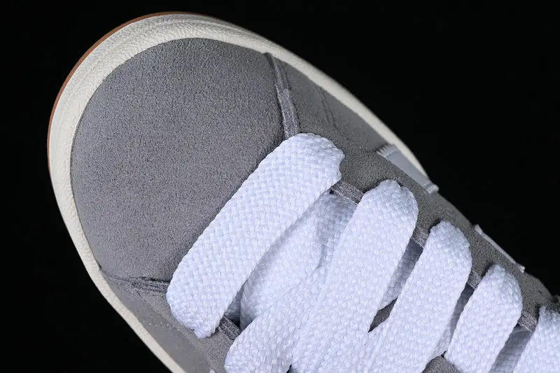 Campus Retro Sneakers - Grey & White & Brown - NocturiaShop