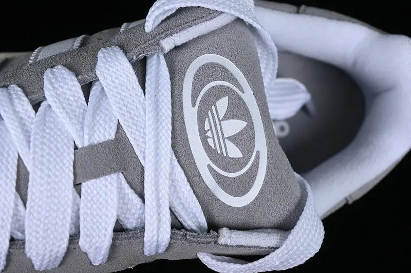 Campus Retro Sneakers - Grey & White & Brown - NocturiaShop