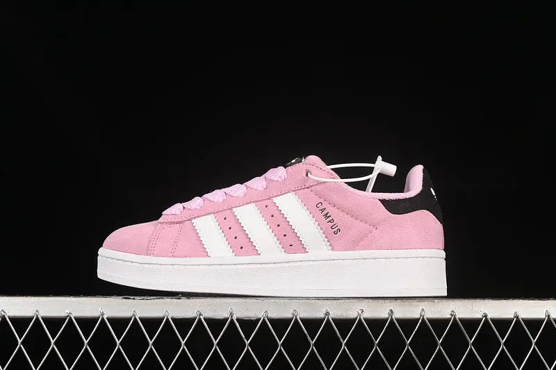 Campus Retro Sneakers - Pink & White - NocturiaShop