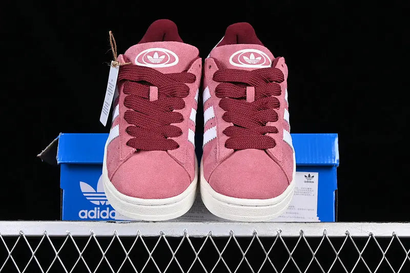 Campus Retro Sneakers - Pink & White - NocturiaShop