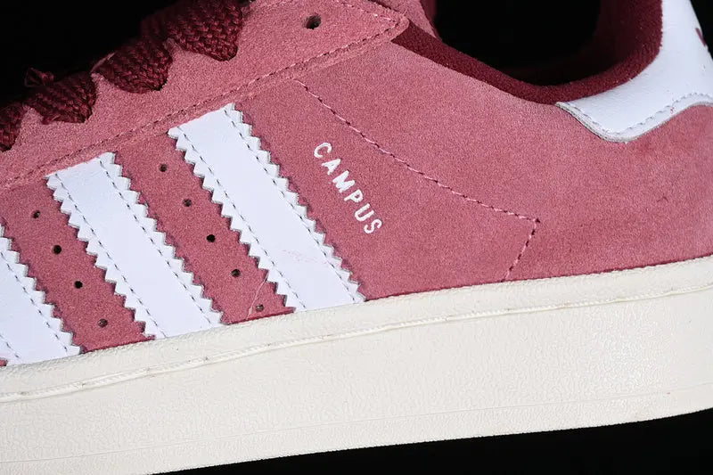 Campus Retro Sneakers - Pink & White - NocturiaShop
