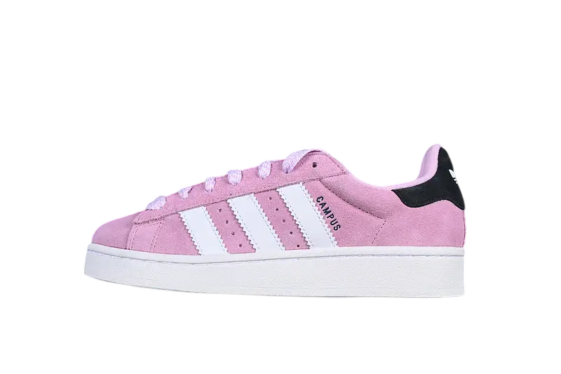Campus Retro Sneakers - Pink & White & Black - NocturiaShop