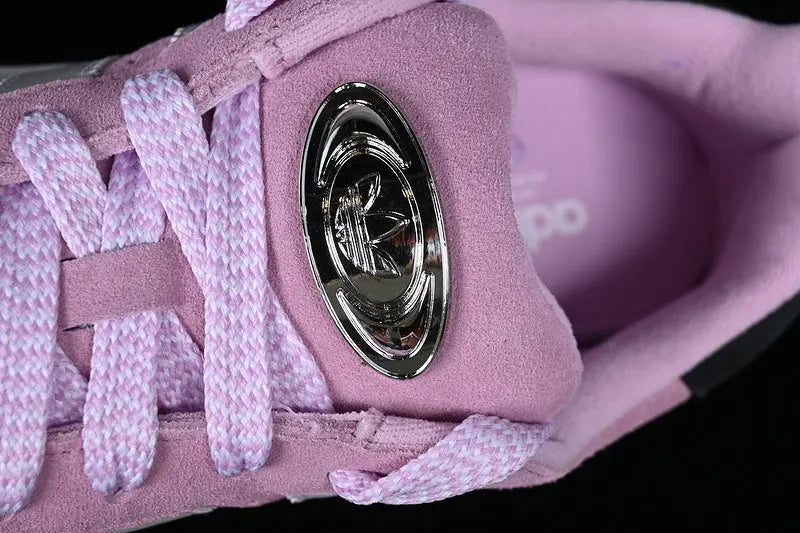Campus Retro Sneakers - Pink & White & Black - NocturiaShop