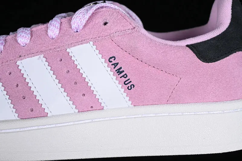Campus Retro Sneakers - Pink & White & Black - NocturiaShop
