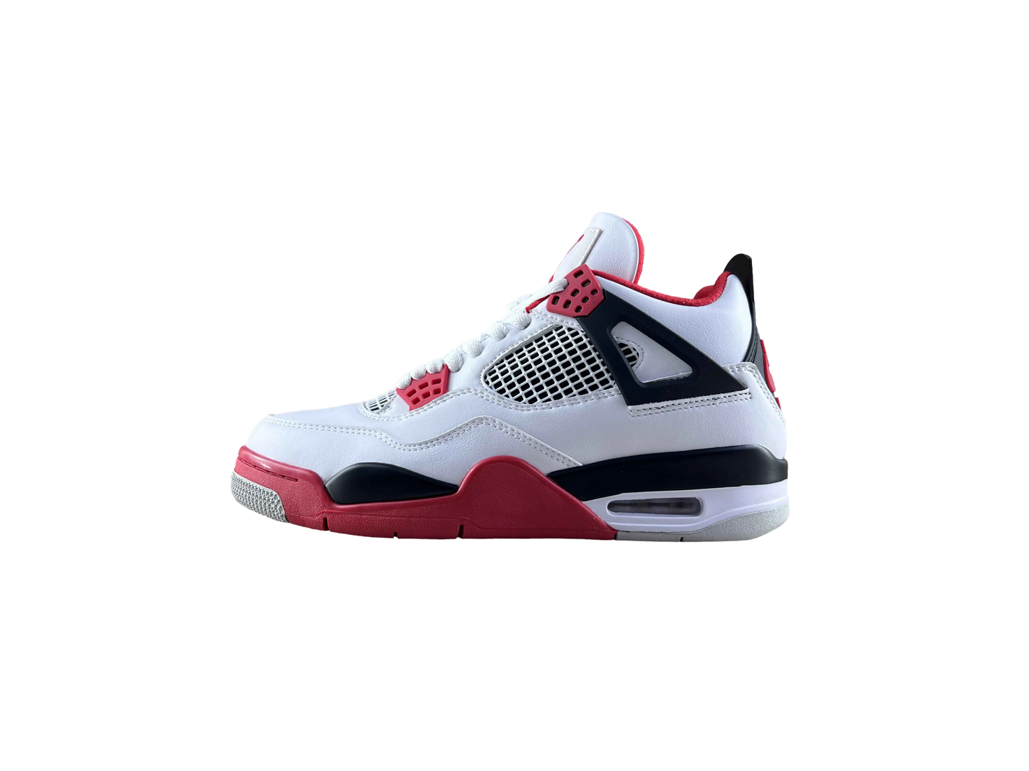 Classic Retro 4 Sneakers - Fire Red - NocturiaShop