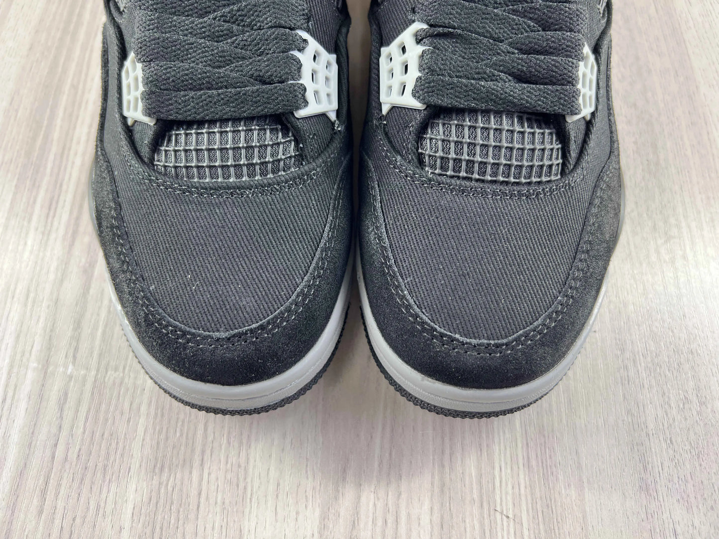Classic Retro 4 Sneakers - SE Black Canvas - NocturiaShop