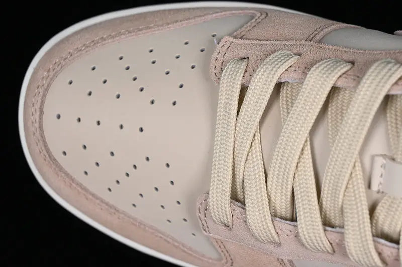 Dunk Style Retro Sneakers - Sandrift & Hemp & Sail - NocturiaShop