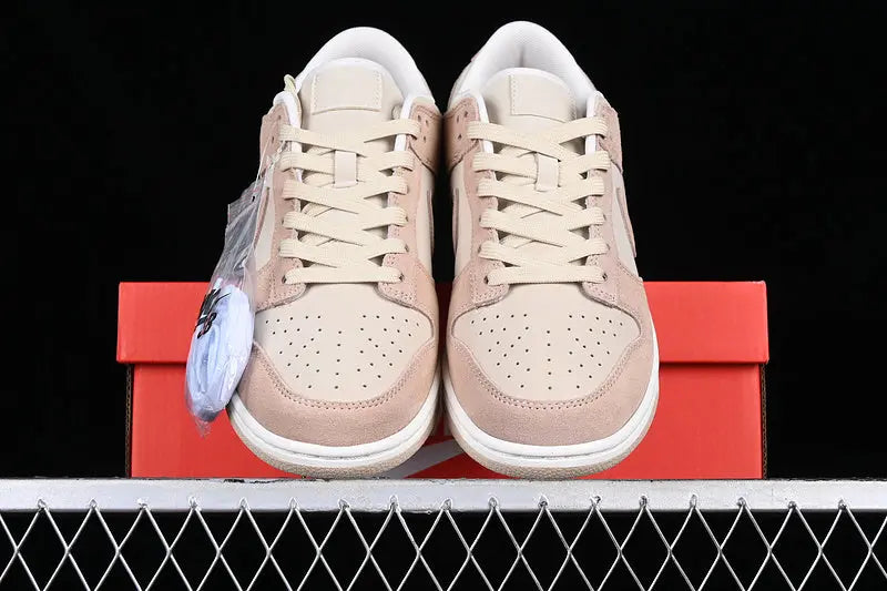Dunk Style Retro Sneakers - Sandrift & Hemp & Sail - NocturiaShop