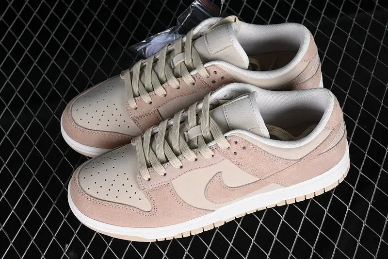 Dunk Style Retro Sneakers - Sandrift & Hemp & Sail - NocturiaShop