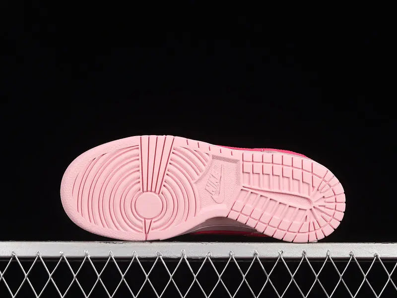 Dunk Style Retro Sneakers - Soft Pink & Hyper Pink & Pink Foam - NocturiaShop