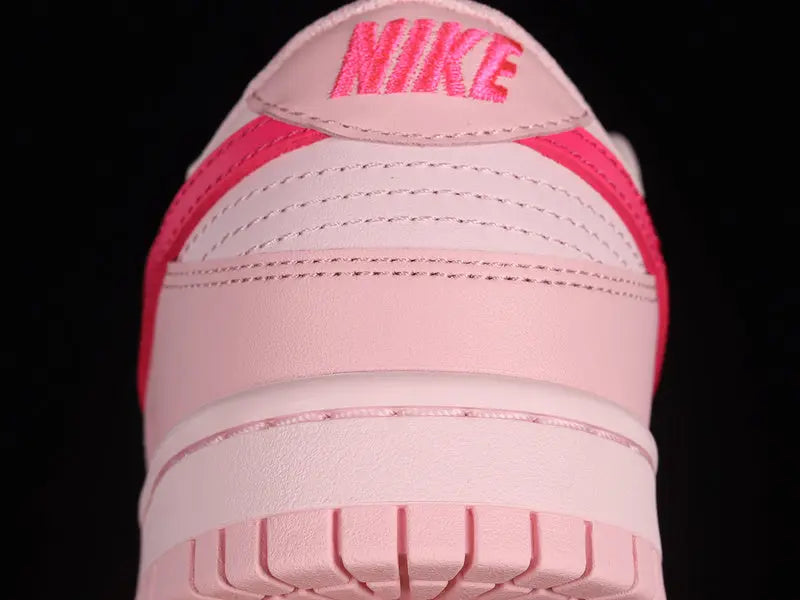 Dunk Style Retro Sneakers - Soft Pink & Hyper Pink & Pink Foam - NocturiaShop