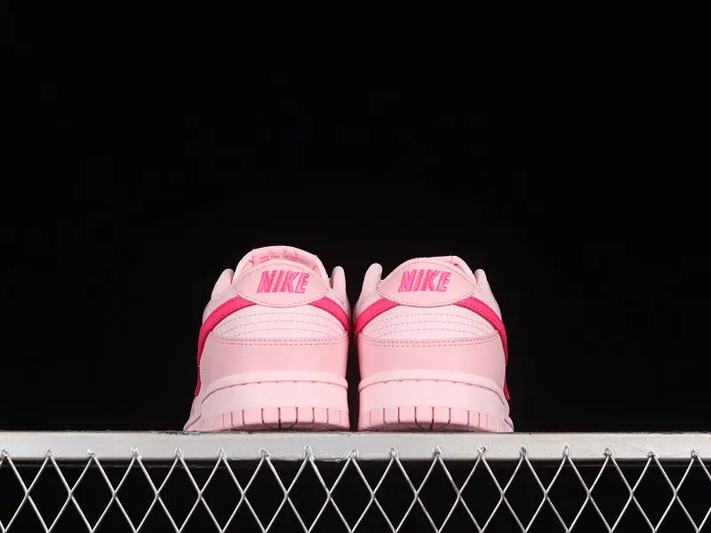 Dunk Style Retro Sneakers - Soft Pink & Hyper Pink & Pink Foam - NocturiaShop