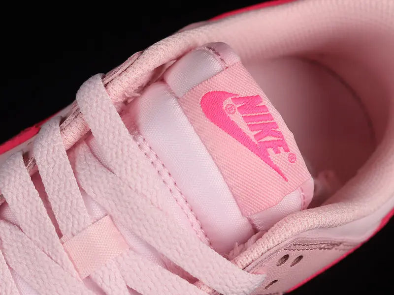 Dunk Style Retro Sneakers - Soft Pink & Hyper Pink & Pink Foam - NocturiaShop