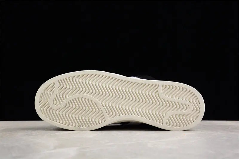 Campus Retro Sneakers - Black & White - NocturiaShop