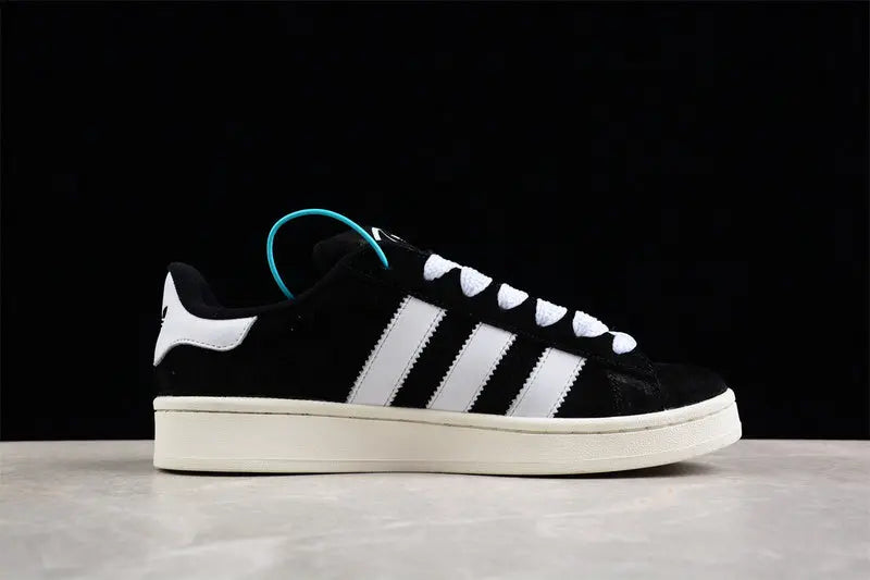 Campus Retro Sneakers - Black & White - NocturiaShop