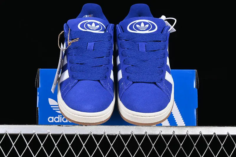Campus Retro Sneakers - Blue & White - NocturiaShop