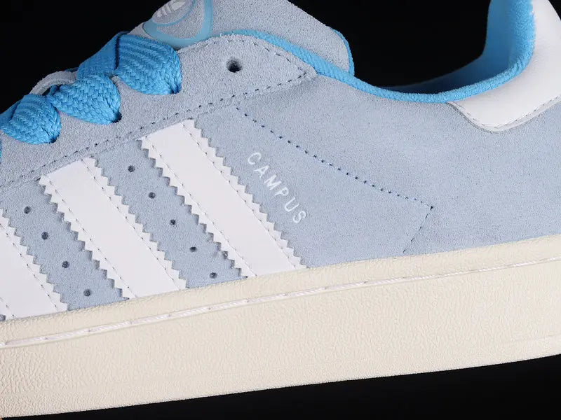 Campus Retro Sneakers - Blue & Cloud White - NocturiaShop