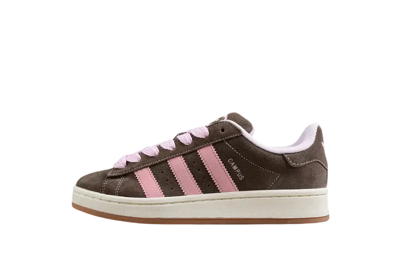 Campus Retro Sneakers - Brown & Pink - NocturiaShop