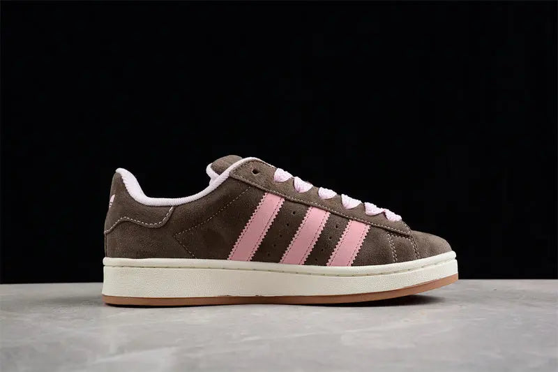 Campus Retro Sneakers - Brown & Pink - NocturiaShop