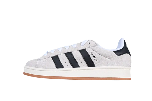 Campus Retro Sneakers - Grey & White & Black - NocturiaShop
