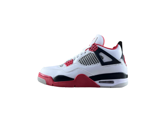 Classic Retro 4 Sneakers - Fire Red - NocturiaShop