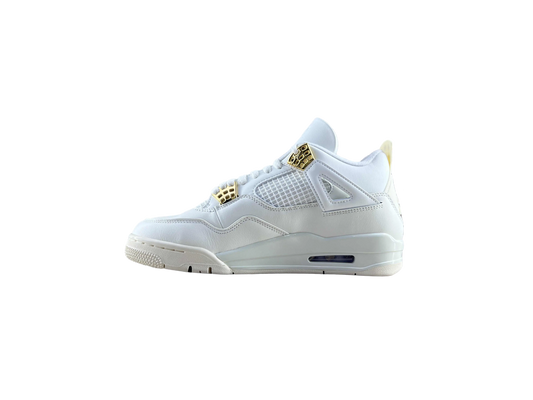 Classic Retro 4 Sneakers - Metallic Gold - NocturiaShop