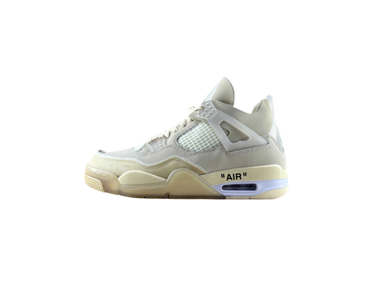 Classic Retro 4 Sneakers - Off White - NocturiaShop