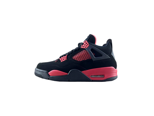 Classic Retro 4 Sneakers - Red Thunder - NocturiaShop
