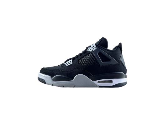 Classic Retro 4 Sneakers - SE Black Canvas - NocturiaShop