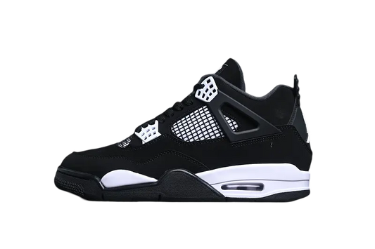 Classic Retro 4 Sneakers - White Thunder - NocturiaShop