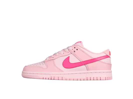 Dunk Style Retro Sneakers - Soft Pink & Hyper Pink & Pink Foam - NocturiaShop