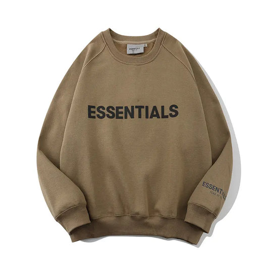 Premium Essential Hoodie - Khaki - NocturiaShop