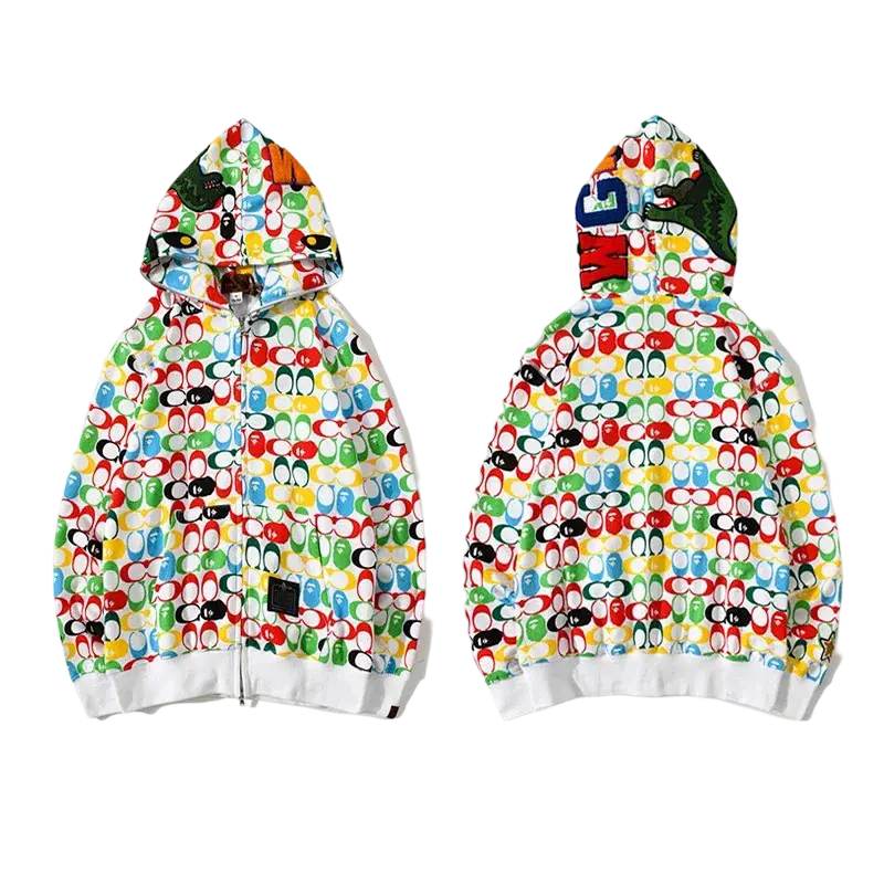 Streetwear Camo Hoodie NocturiaShop